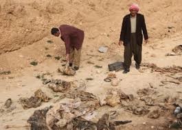 کشف گورهای دسته‌جمعی در منبج پس از آزادی از دست داعش