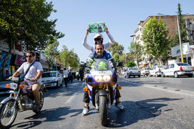 استقبال مردم قائم شهر از بهداد سلیمی