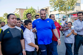 استقبال مردم قائم شهر از بهداد سلیمی