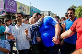 استقبال مردم قائم شهر از بهداد سلیمی