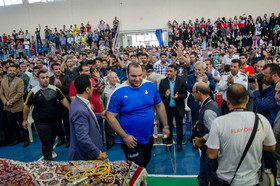 استقبال مردم قائم شهر از بهداد سلیمی