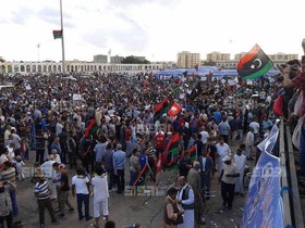 نگرانی سازمان ملل از به خشونت کشیده اعتراضات در شرق لیبی/معترضان مقر دولت در بنغازی را آتش زدند