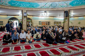 مراسم ختم داوود رشیدی در مسجد بلال