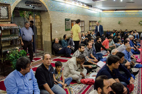 مراسم ختم داوود رشیدی در مسجد بلال