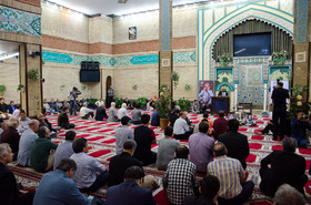 مراسم ختم داوود رشیدی در مسجد بلال