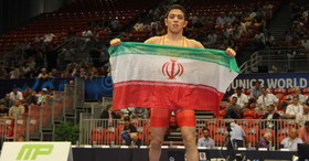 بیابانی قهرمان کشتی آزاد جوانان جهان شد