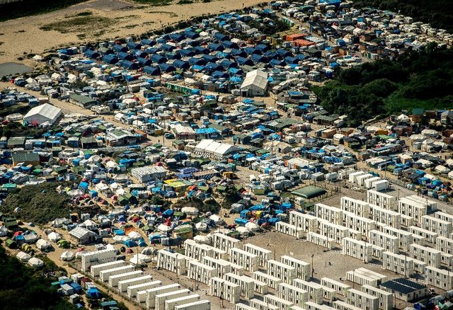 وضعیت اردوگاه "جنگل" پس از عملیات تخلیه وضعیت اردوگاه "جنگل" پس از عملیات تخلیه
