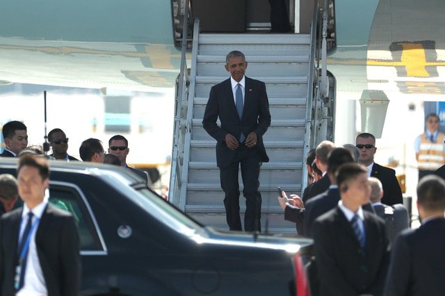 استقبال سرد از اوباما در چین