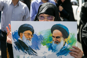 راهپیمایی نمازگزاران تهرانی به مناسبت سالگرد فاجعه منا و در محکومیت جنایات آل سعود