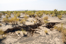 نشست زمین در سمنان