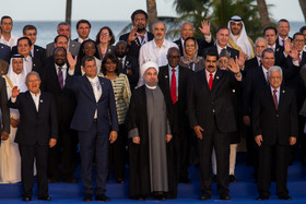 عکس یادگاری هفدهمین اجلاس سران جنبش عدم تعهد