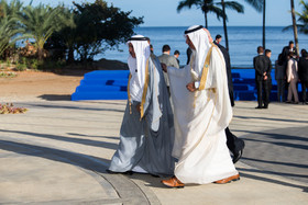 در حاشیه عکس یادگاری هفدهمین اجلاس سران جنبش عدم تعهد