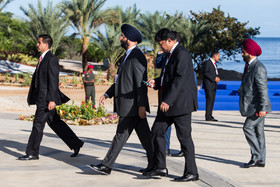 در حاشیه عکس یادگاری هفدهمین اجلاس سران جنبش عدم تعهد