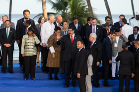 عکس یادگاری هفدهمین اجلاس سران جنبش عدم تعهد