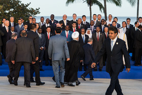 عکس یادگاری هفدهمین اجلاس سران جنبش عدم تعهد