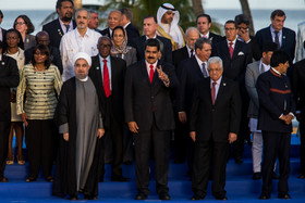 عکس یادگاری هفدهمین اجلاس سران جنبش عدم تعهد