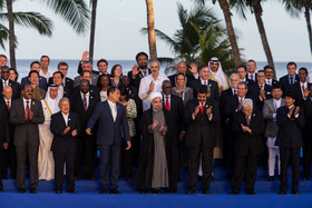 عکس یادگاری هفدهمین اجلاس سران جنبش عدم تعهد