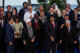 عکس یادگاری هفدهمین اجلاس سران جنبش عدم تعهد