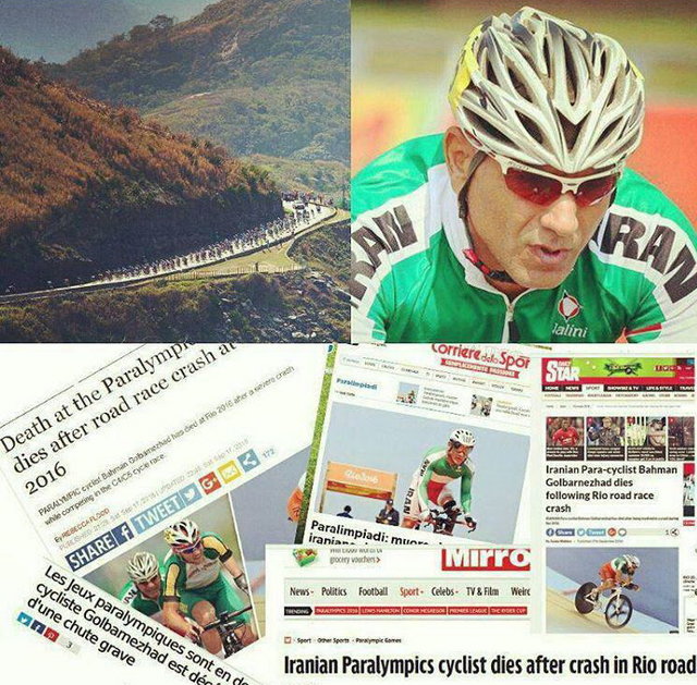 بازتاب مرگ دلخراش دوچرخهسوار ایرانی در رسانههای جهان  بازتاب مرگ دلخراش دوچرخهسوار ایرانی در رسانههای جهان