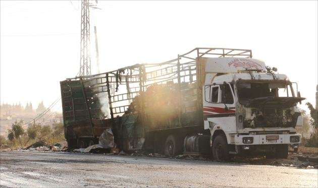 سازمان ملل درباره بمباران کاروان امدادرسانی حلب تحقیق میکند سازمان ملل درباره بمباران کاروان امدادرسانی حلب تحقیق میکند