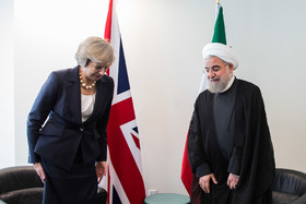 دیدار ترزا می نخست وزیر انگلیس با رییس جمهور