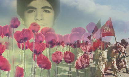 عکس شهدای دانشآموز روی دیوار رفت عکس شهدای دانشآموز روی دیوار رفت