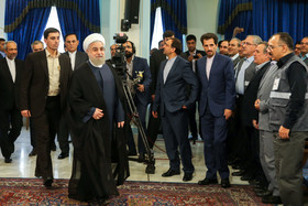 دیدار مسئولین ستاد سرشماری سراسر کشور با ریاست جمهوری