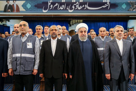 دیدار مسئولین ستاد سرشماری سراسر کشور با ریاست جمهوری