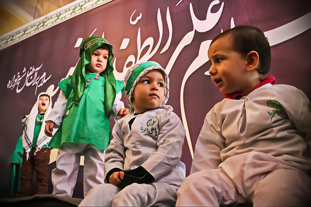 برگزاری مراسم معنوی شیرخوارگان حسینی در مصلی امام خمینی(ره)