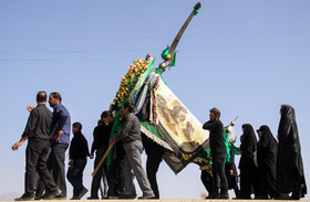 مراسم عزاداری حسینی در روستای حسن آباد سمنان