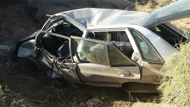 عکس تزئینی است واژگونی خودروی حامل ورزشکاران در یاسوج