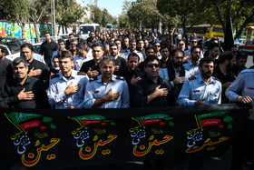 تشییع پیکر آتشنشان شهید مهدی حاجی پور