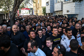 تشییع پیکر آتشنشان شهید مهدی حاجی پور