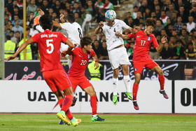 دیدار فوتبال تیمهای ایران و کره جنوبی