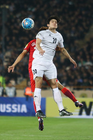 دیدار فوتبال تیمهای ایران و کره جنوبی