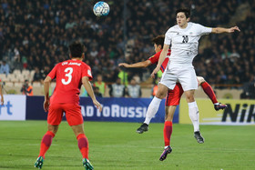 دیدار فوتبال تیمهای ایران و کره جنوبی