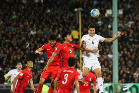 دیدار فوتبال تیمهای ایران و کره جنوبی