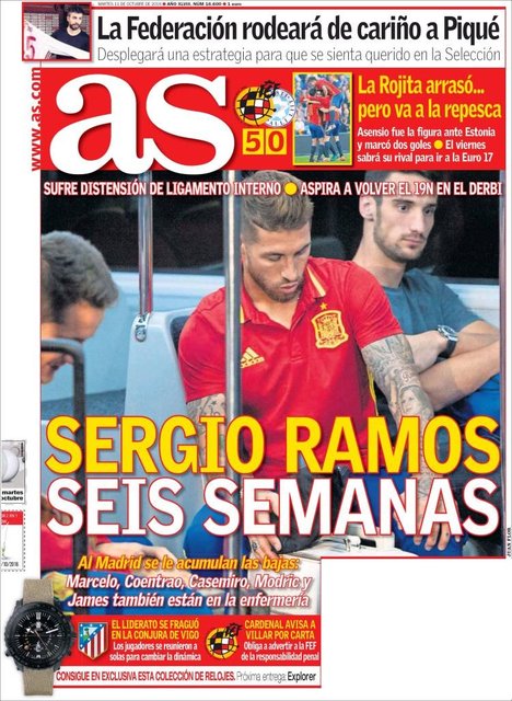 نگاهی به تیتر نخست روزنامه‌های ورزشی اسپانیا