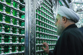 حضور رییس جمهور در مراسم عزاداری روز عاشورا