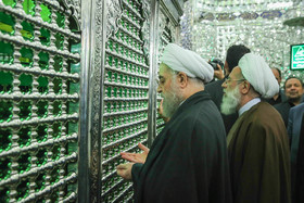 حضور رییس جمهور در مراسم عزاداری روز عاشورا