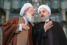 حضور رییس جمهور در مراسم عزاداری روز عاشورا