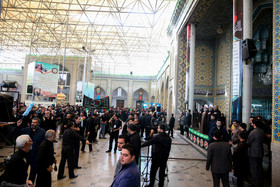 حضور رییس جمهور در مراسم عزاداری روز عاشورا