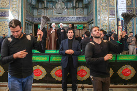 حضور رییس جمهور در مراسم عزاداری روز عاشورا