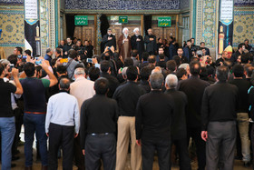 حضور رییس جمهور در مراسم عزاداری روز عاشورا