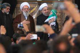 حضور رییس جمهور در مراسم عزاداری روز عاشورا