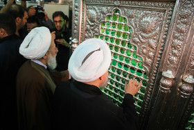 حضور رییس جمهور در مراسم عزاداری روز عاشورا