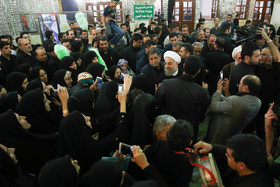 حضور رییس جمهور در مراسم عزاداری روز عاشورا