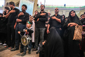 مراسم عزاداری عاشورای حسینی در حرم عبدالعظیم حسنی (ع) - شهر ری