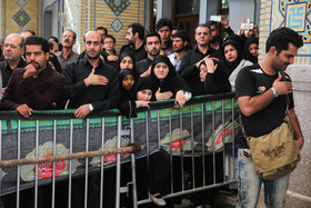 مراسم عزاداری عاشورای حسینی در حرم عبدالعظیم حسنی (ع) - شهر ری