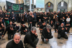 مراسم عزاداری عاشورای حسینی در حرم عبدالعظیم حسنی (ع) - شهر ری